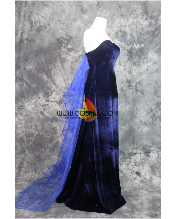 The best price of Princess Anastasia Navy Blue Formal Evening Gown Cosplay  Costume Sale